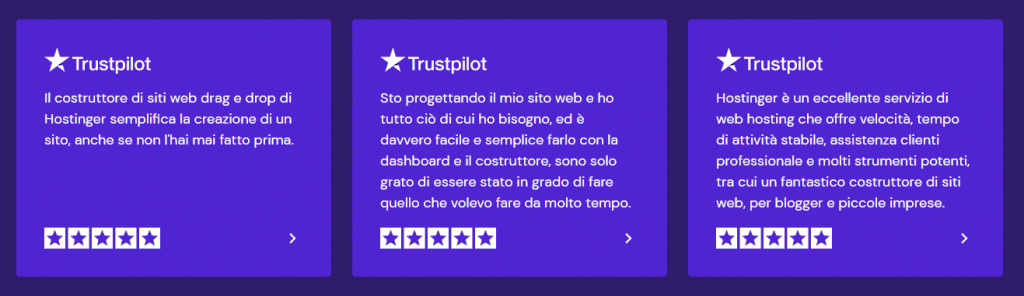 Recensioni di Hostinger